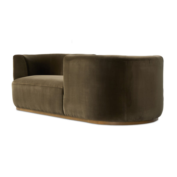 Deandra Tete A Tete Chaise - Surrey Olive