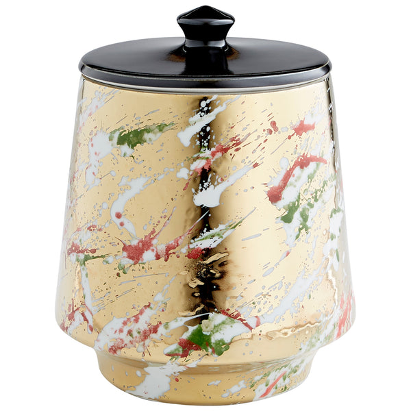Ardent Splash Container in Multi-color Glaze
