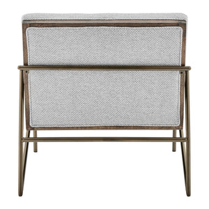 Marlow Fabric Accent Chair In Cardiff Gray