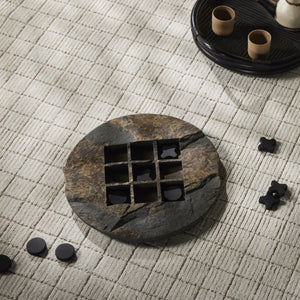 Stone Tic Tac Toe In Grey Stone