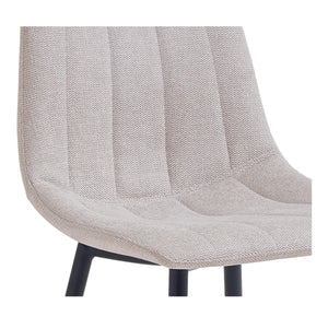 Moe's Alibi Set of 2 Beige Bar Stools