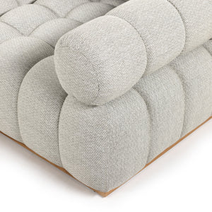 Roma Outdoor 3pc Sectional In Ash