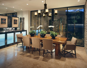 Willow 6 Light Chandelier in Matte Black Finish