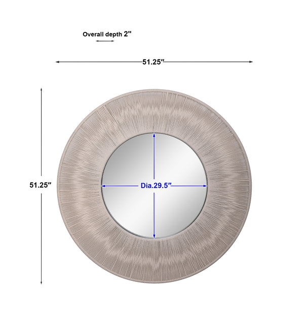 Sailor's Knot Round Mirror