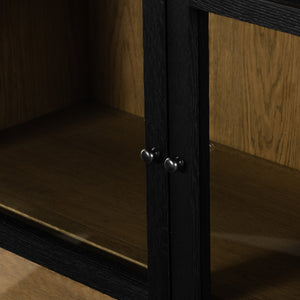 Millie Double Cabinet - Drifted Oak Veneer