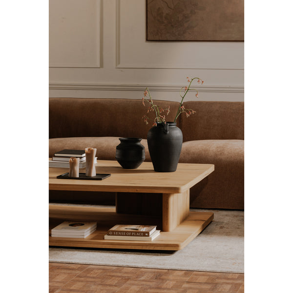 Moe's Casey Large Coffee Table in Rustic Oak