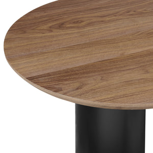 Conway KD 86.5" Oval Dining Table, Walnut 