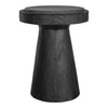 Moe's Book Accent Table Black Cement & Terrazzo