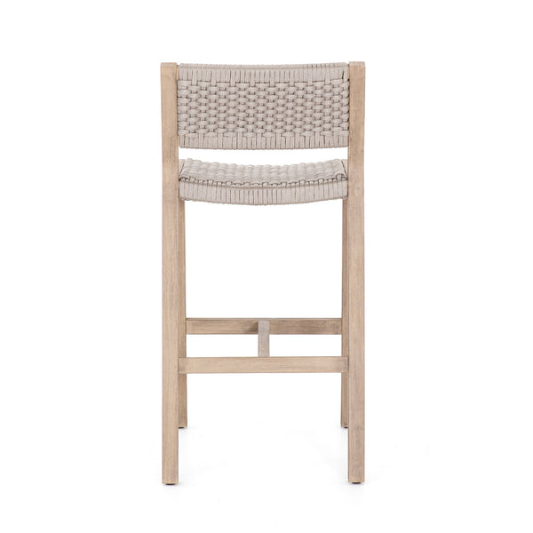 Delano Outdoor Bar Stool-Washed Brown