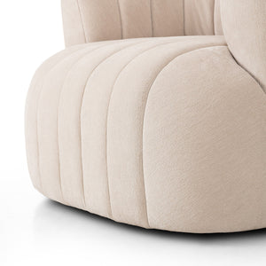 Elliana Swivel Chair - Blamont Cream