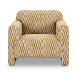 Moe's Leo Accent Chair in Chartreuse
