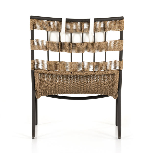 Tegan Outdoor Chair In Faux Dark Hyacinth