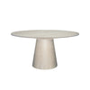 ROUND CERUSED OAK DINING TABLE BASE AND TOP
