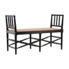 Black Palm Bench
