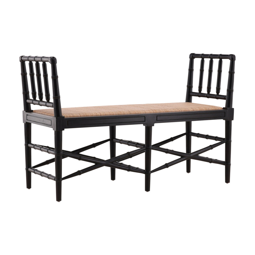 Black Palm Bench