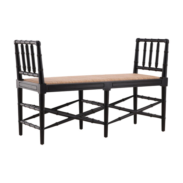 Black Palm Bench