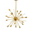 Edisonna II (38"D) Gold Sputnik Twenty Bulb Chandelier