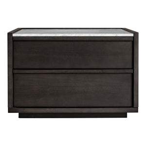 Moe's Ashcroft Nightstand with Marble Top