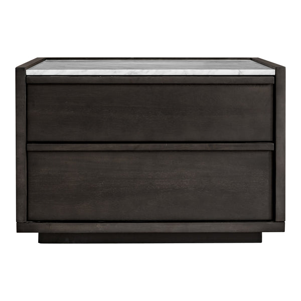 Moe's Ashcroft Nightstand with Marble Top