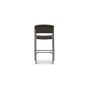 Moe's Zola Outdoor Bar Stool Dark Brown