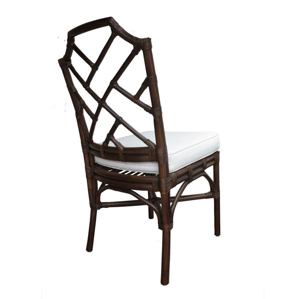 Kara Rattan Chair In Paloma Brown