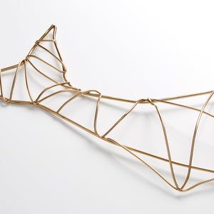 Humpback Wall Art in Gold
