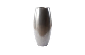 Elonga Planter, Polished Aluminum, Medium