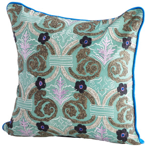 Pillow Cover | Multi Colored Blue - 18 x 18