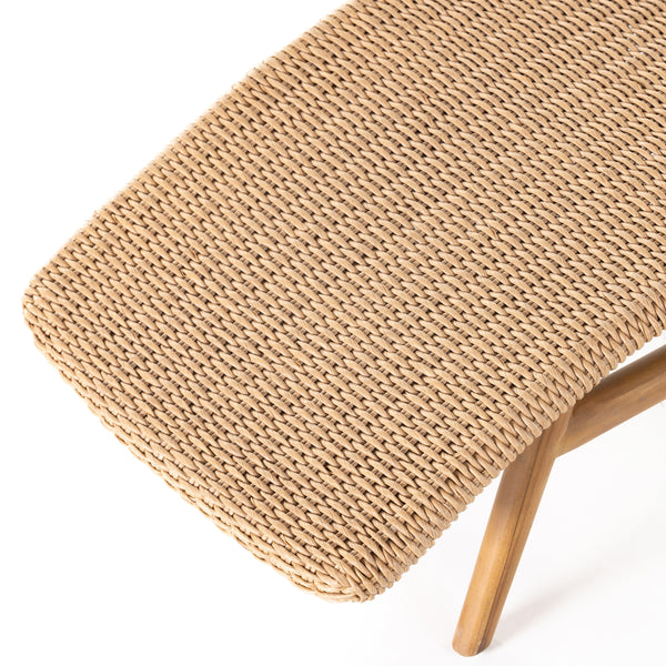 Portia Outdoor Chaise Lounge In Natural