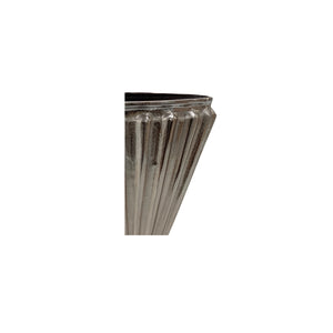 Jade Aged Pewter Aluminum Vase