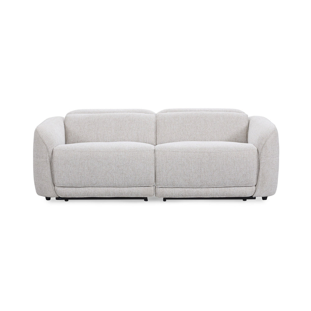 Ostend Upholstered Power Recliner Sofa with Headrest - Gray