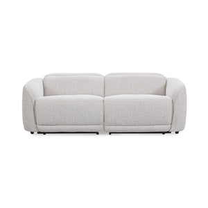 Ostend Upholstered Power Recliner Sofa with Headrest - Gray