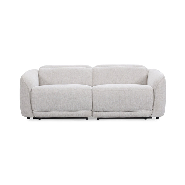 Ostend Upholstered Power Recliner Sofa with Headrest - Gray