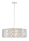 Aludra 7 Light Pendant in Chrome Finish