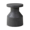Odeon End Table In Distressed Graphite Concrete