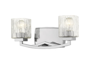 Zaid 2 Light Vanity in Chrome Finish
