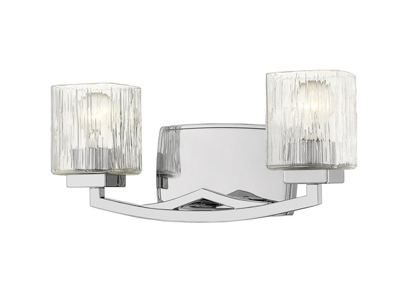 Zaid 2 Light Vanity in Chrome Finish