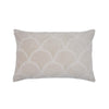 Destiny White Woven Cushion