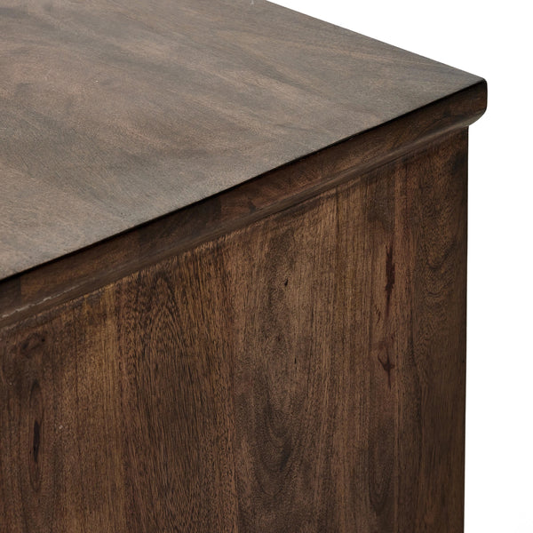 Newton Media Console in Brown
