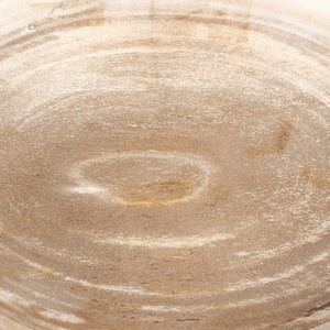 Oval Petrified Wood Bowl In Petrified Wood