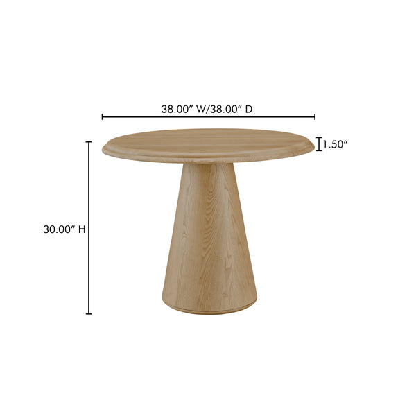 Tutto Café Table with Pedestal Base