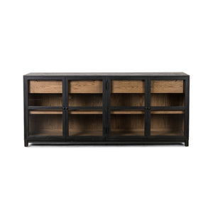 Millie Large Sideboard in Matte Black