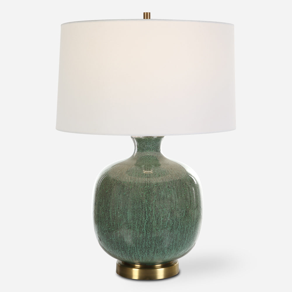 Nataly Aged Green Table Lamp