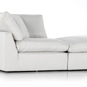 Stevie 5Pc Sec Sofa W/Ottoman In Ivory