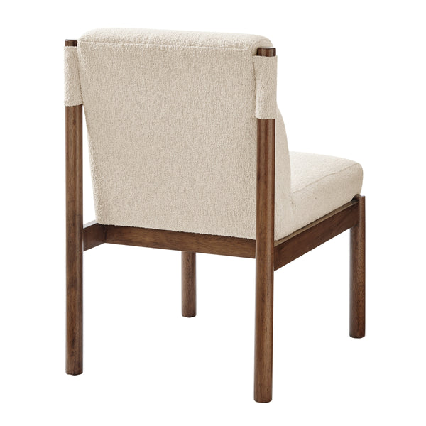 Micah Boucle Dining Side Chair, Palladian Beige