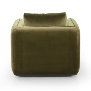 Malakai Swivel Chair In Surrey Olive