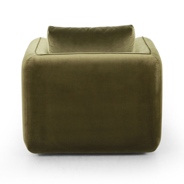 Malakai Swivel Chair In Surrey Olive