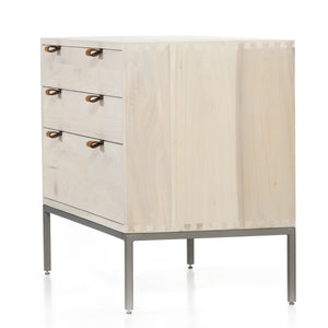 Trey Large Nightstand In Dove Poplar