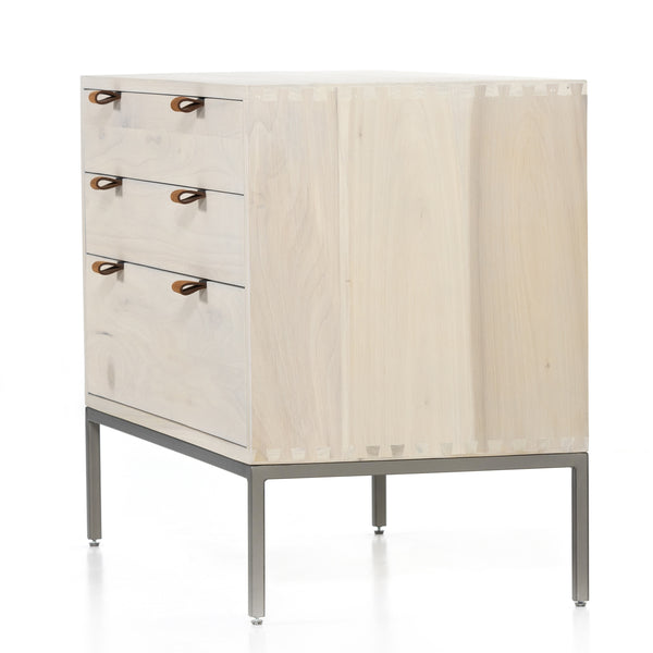 Trey Large Nightstand In Dove Poplar