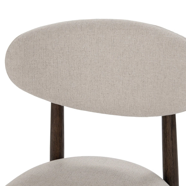 Tiber Upholstered Dining Chair Set of 2 - Toasted Brown